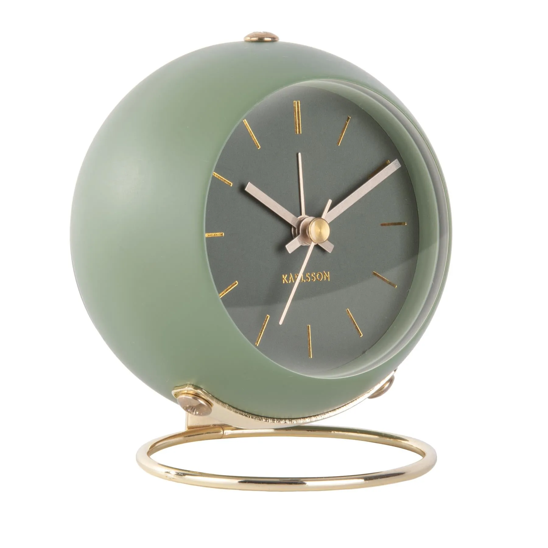 Karlsson Globe Alarm Clock with Silent Movement