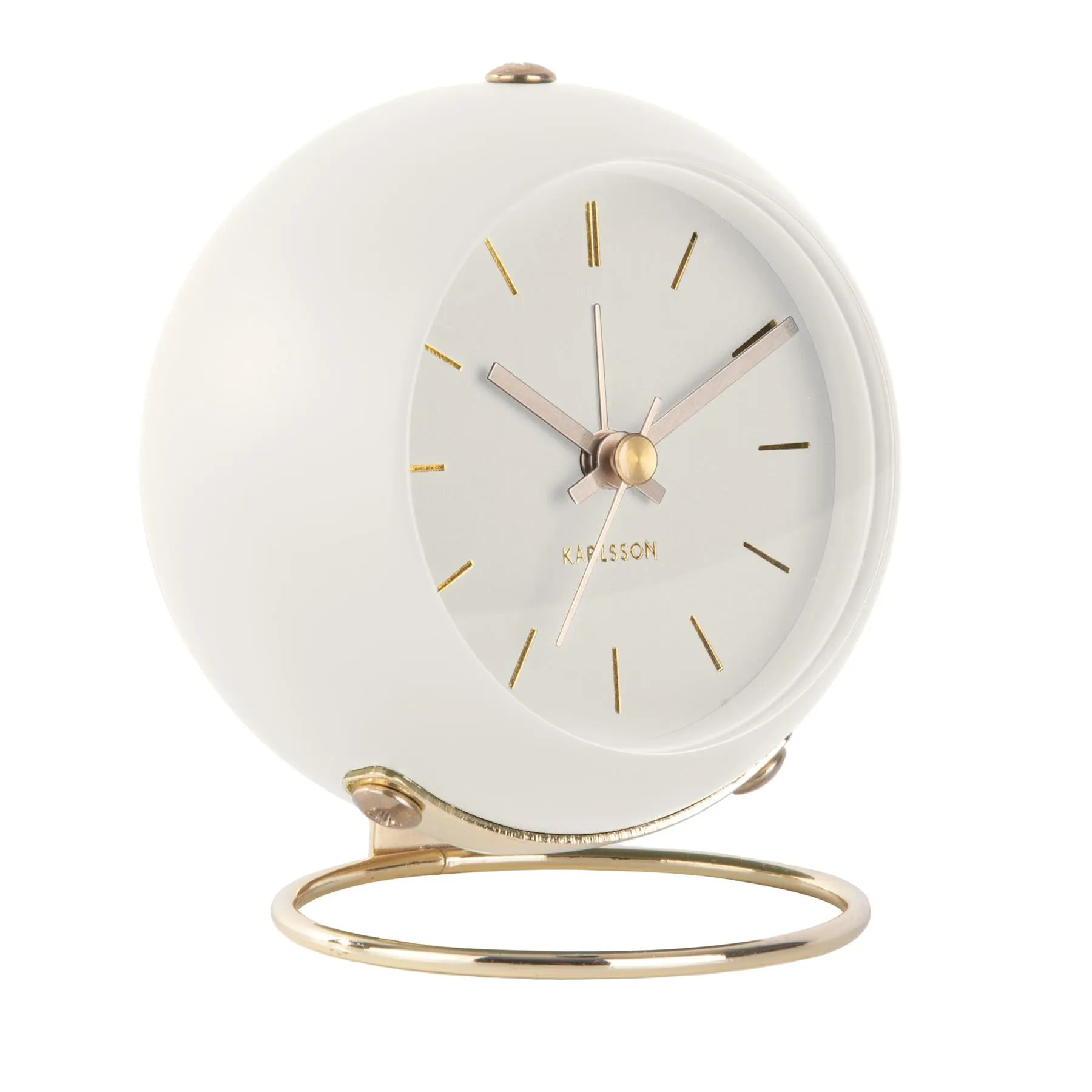 Karlsson Globe Alarm Clock with Silent Movement