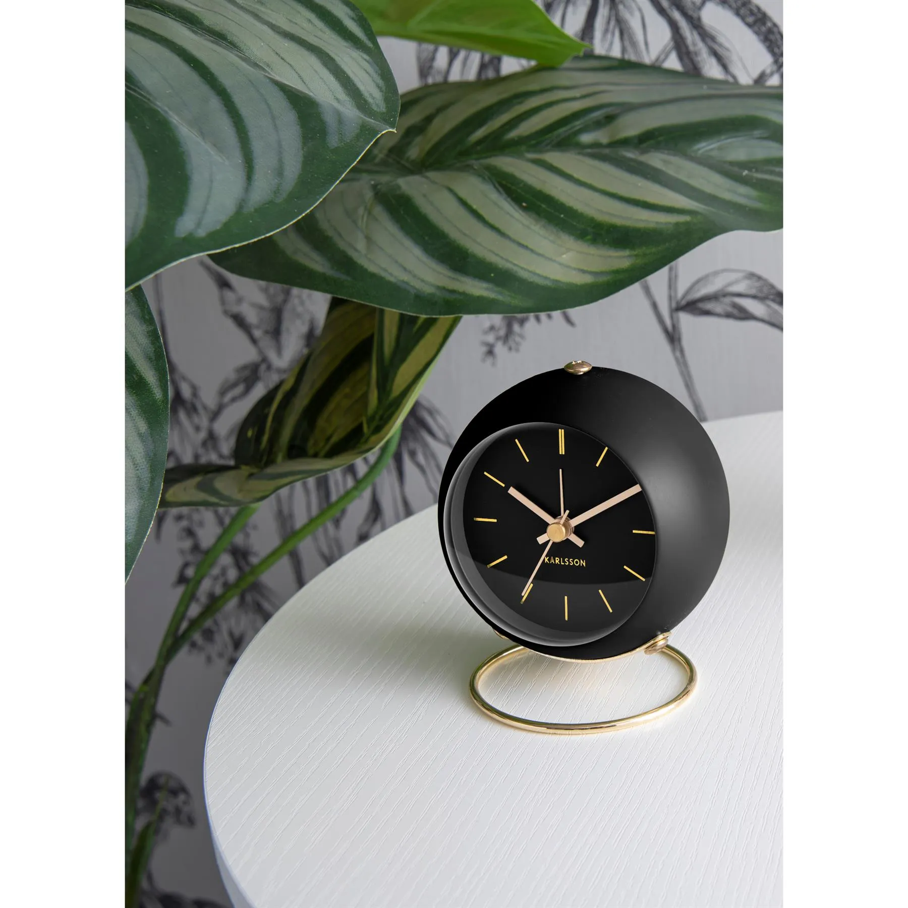 Karlsson Globe Alarm Clock with Silent Movement