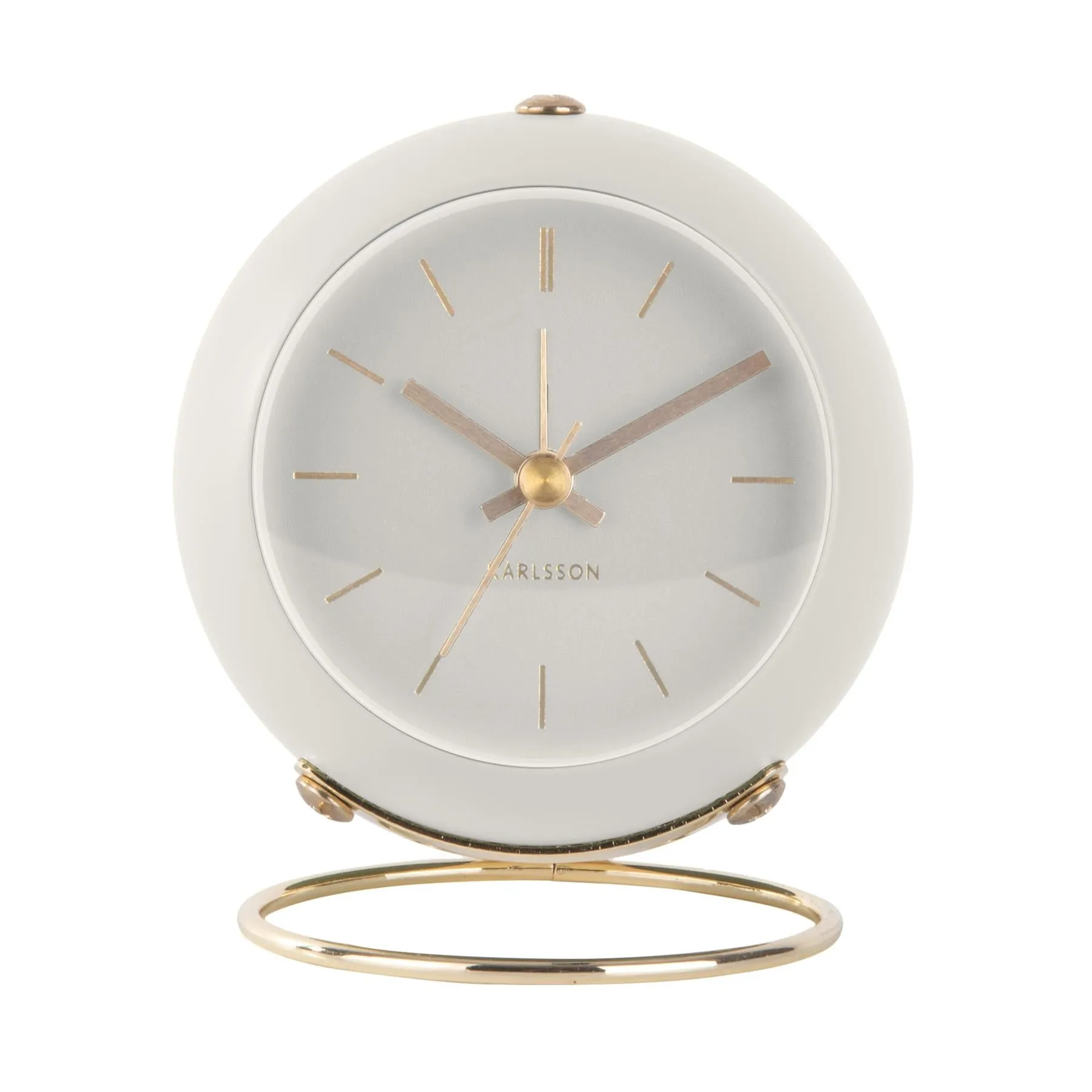 Karlsson Globe Alarm Clock with Silent Movement