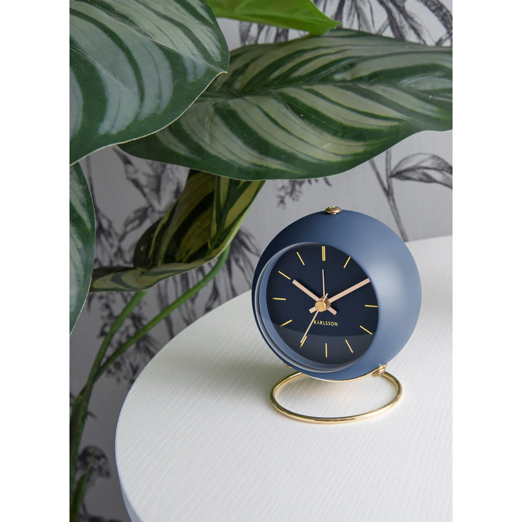 Karlsson Globe Alarm Clock with Silent Movement