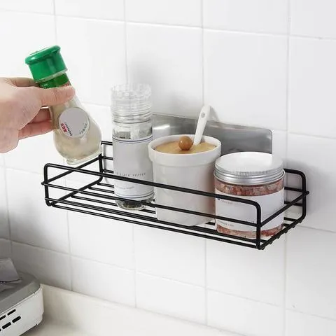 Kitchen/Bathroom Self Adhesive Storage Rack