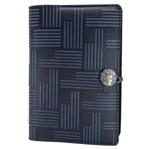 Leather Refillable Journal Notebook, American Flag