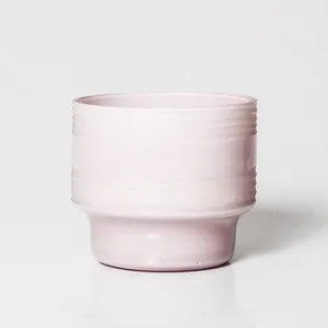 Leia Glass Votive | Blush  Medium