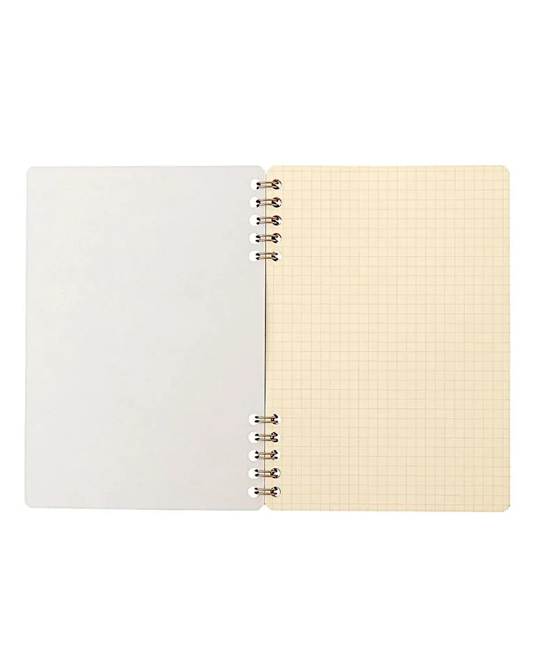 Life Cinnamon Notebook-Graph RED