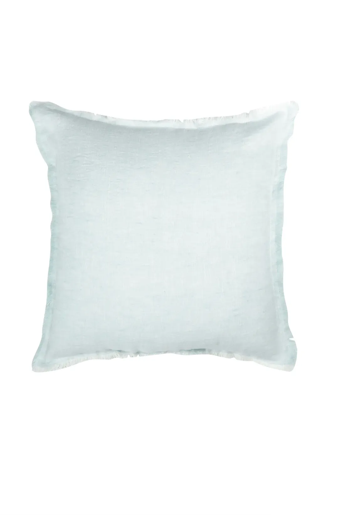 Light Aqua Linen Pillows