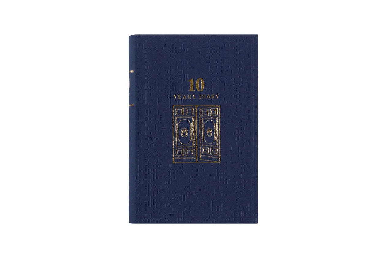 Midori  10 Year Diary Blue