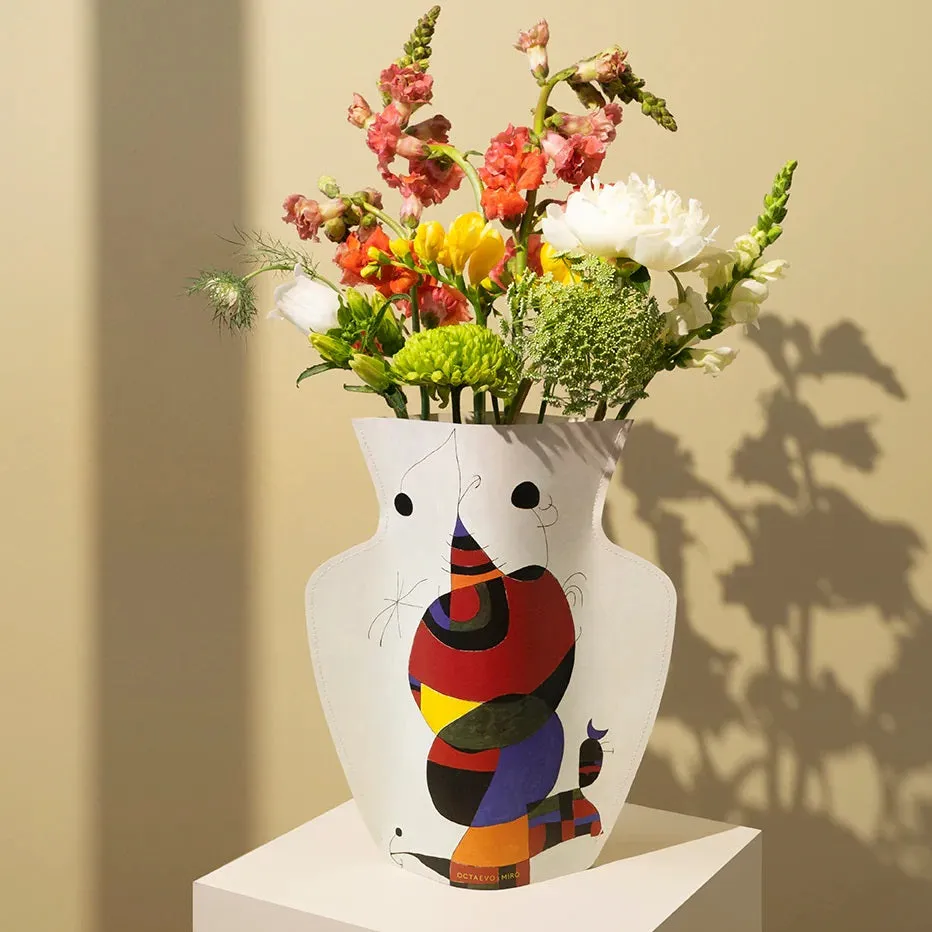 Miró Paper Vase Cover