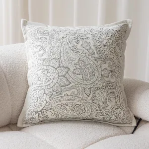 Modern Sofa Pillows, Decorative Throw Pillows for Couch, Embroider Flower Pillow Covers, Farmhouse Flower Decorative Pillows