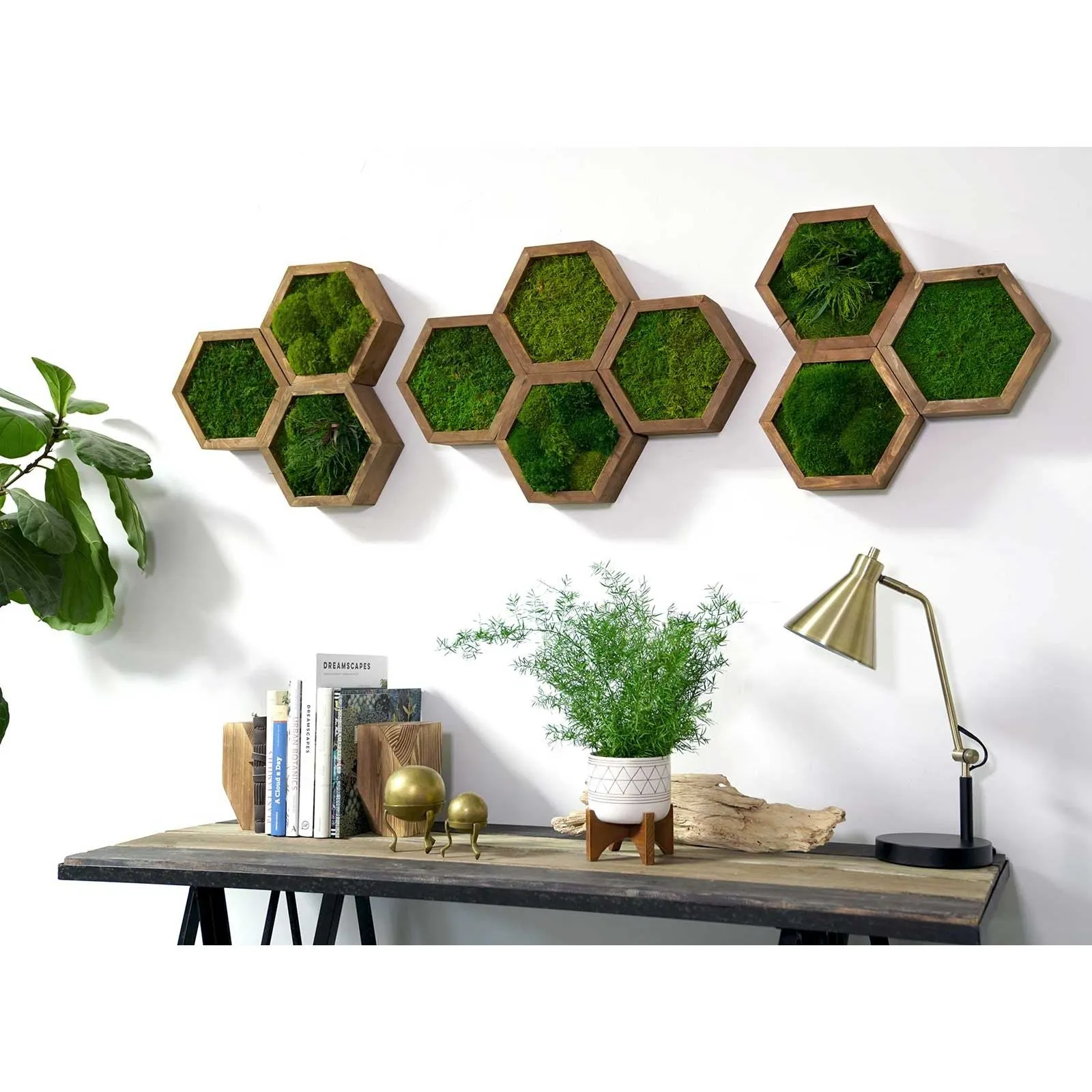 Modular Hexagons (single hex) 40 options to design your own wall