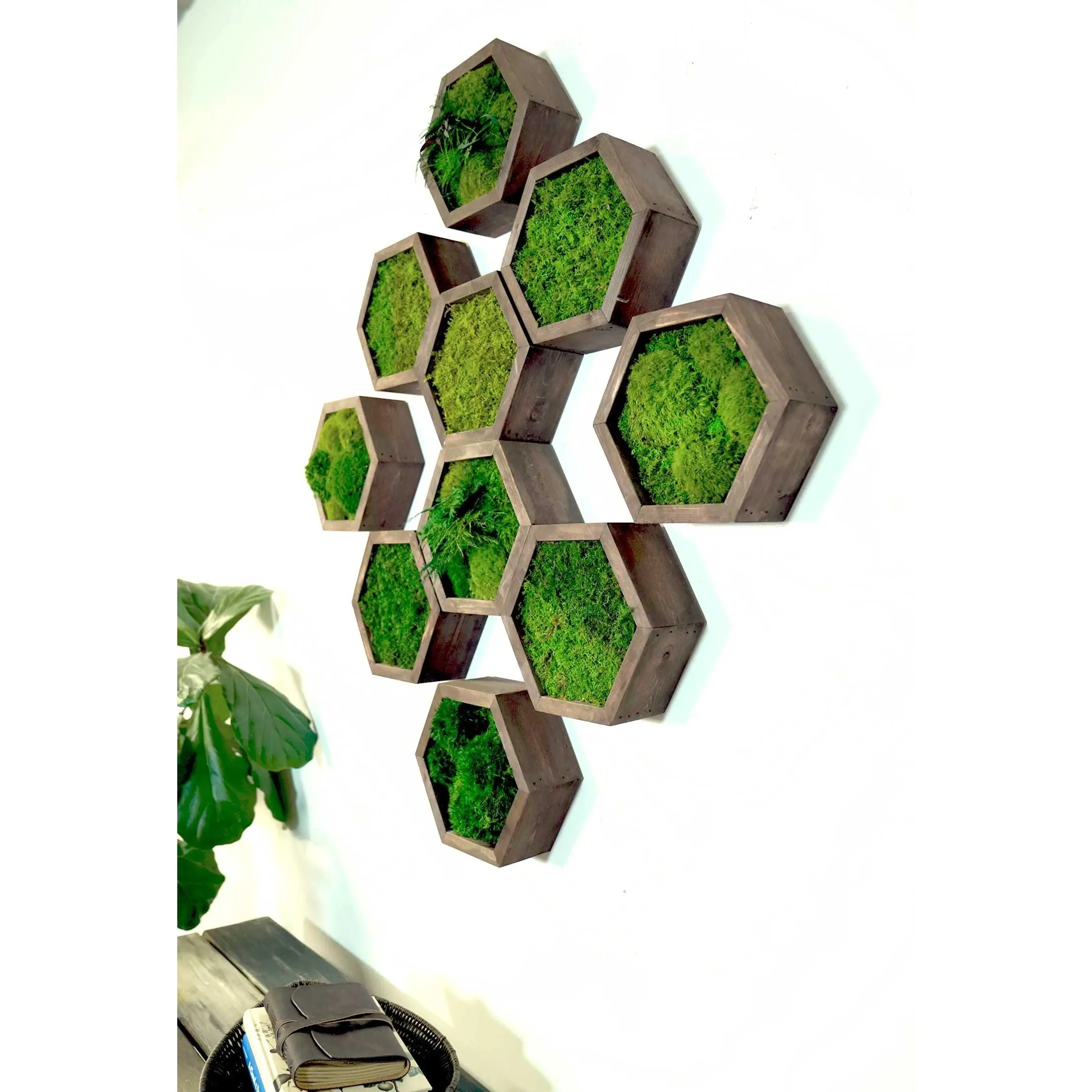 Modular Hexagons (single hex) 40 options to design your own wall