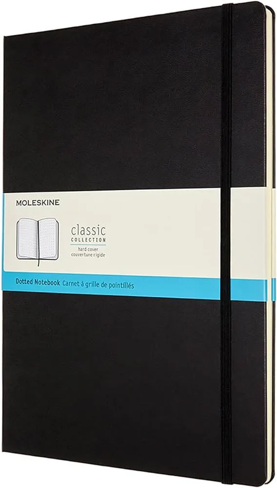 Moleskine Notebook L Black Hard Dotted