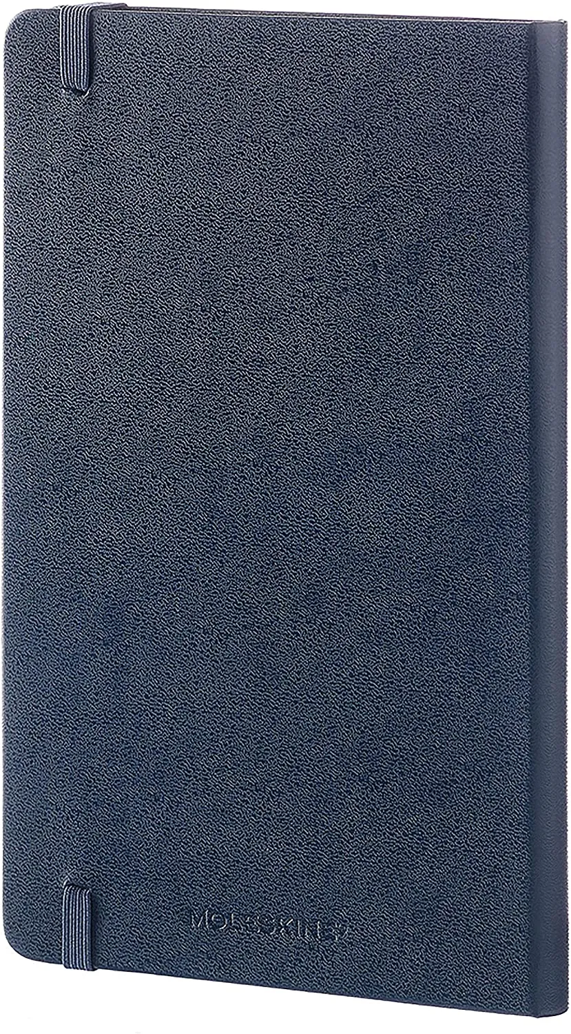 Moleskine Plain Notebook Hard Cover A5 Sepphire Blue