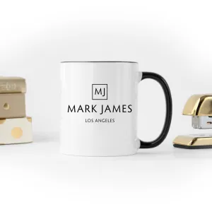 Monogram and Name Mug