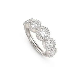 Nomination Seidivina Ring, Rich, Cubic Zirconia, Stainless Steel