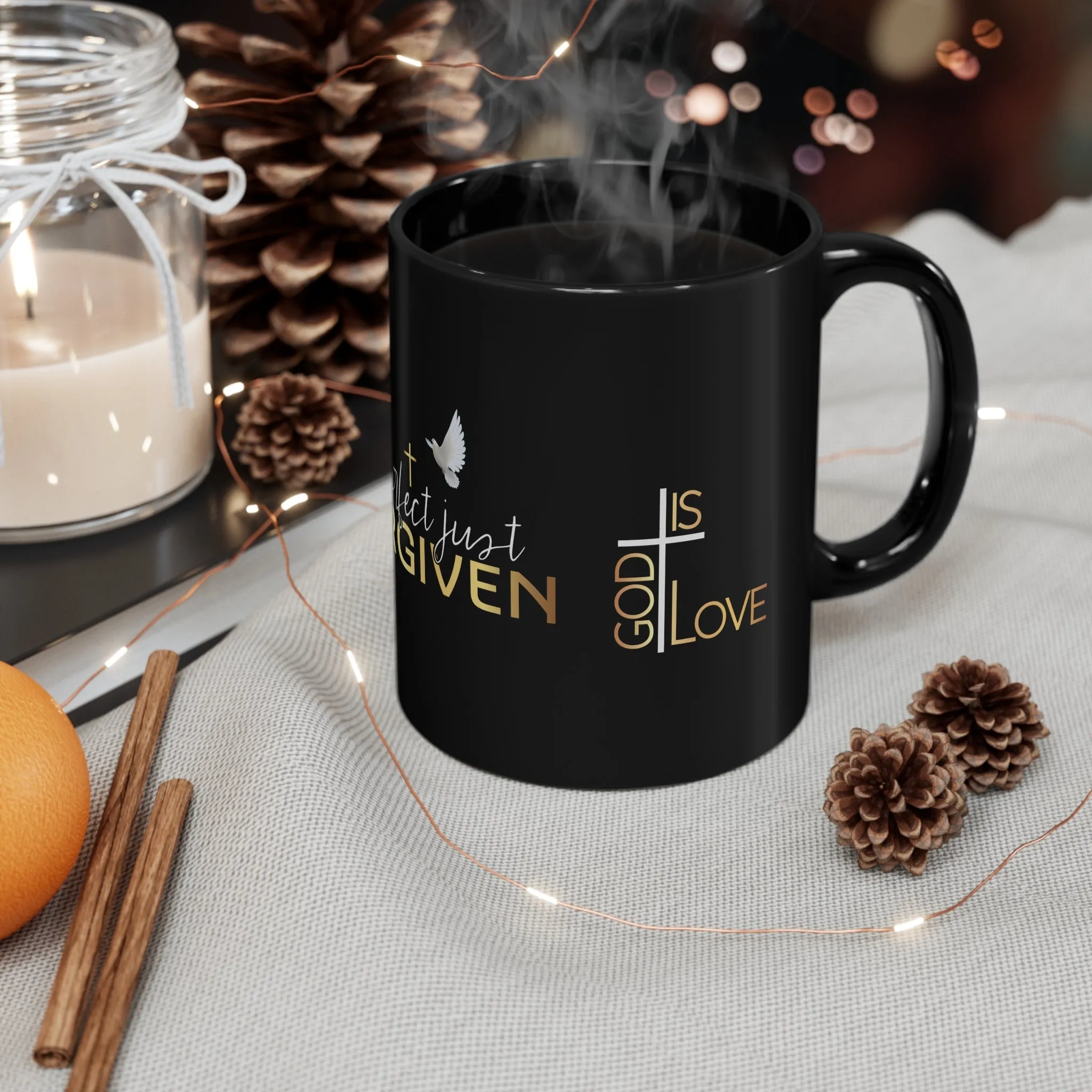 NOT PERFECT JUST FORGIVEN Mug - Mugscity - Free Shipping