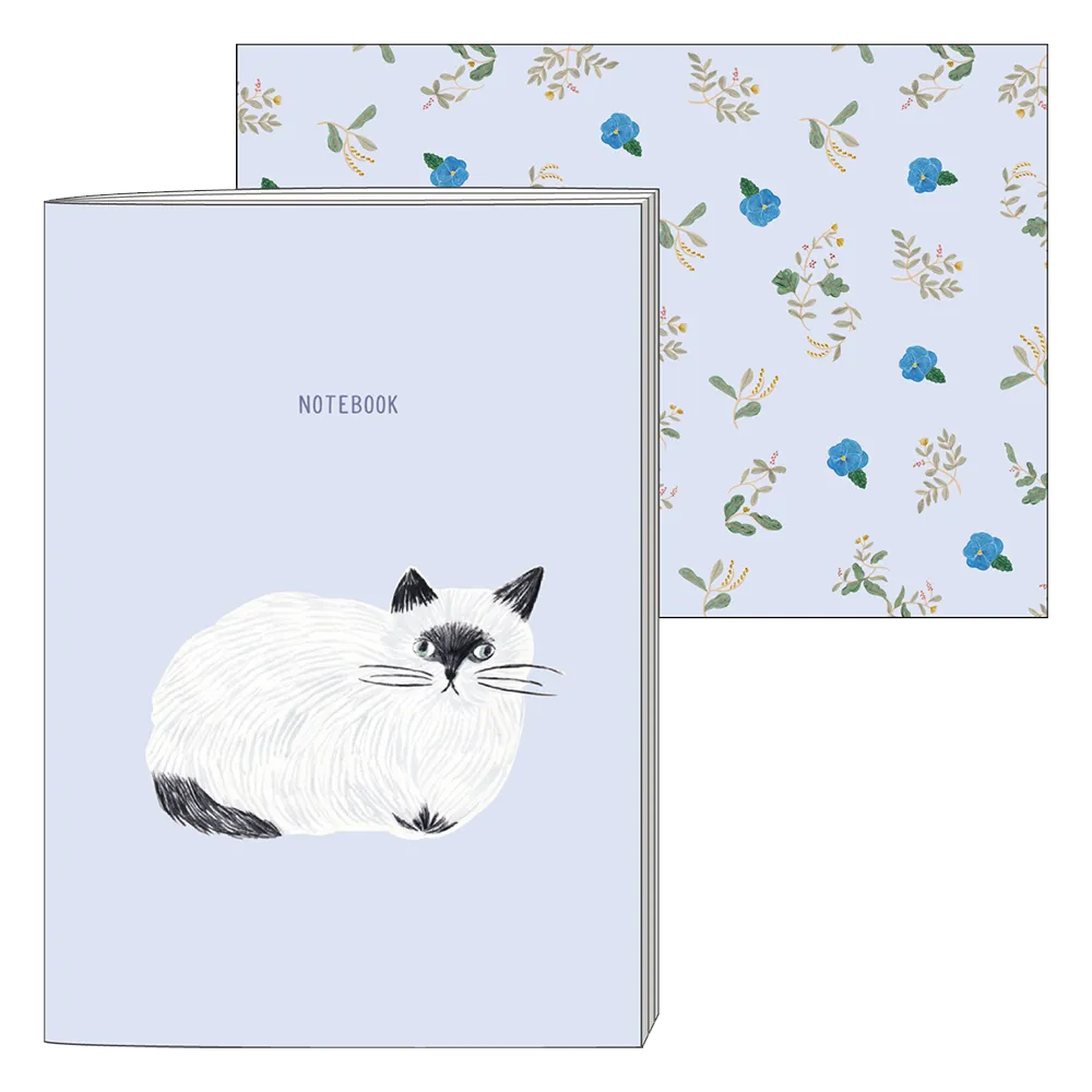 Notebook A5 - Cat Purple