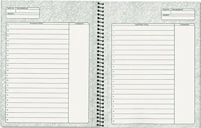 Noteworks Project Planner W/Paperboard Cover' 8-1/2 X 6-3/4