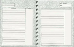 Noteworks Project Planner W/Paperboard Cover' 8-1/2 X 6-3/4