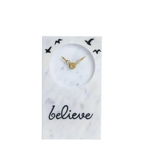 POSH N PLUSH Believe Study Table Clock