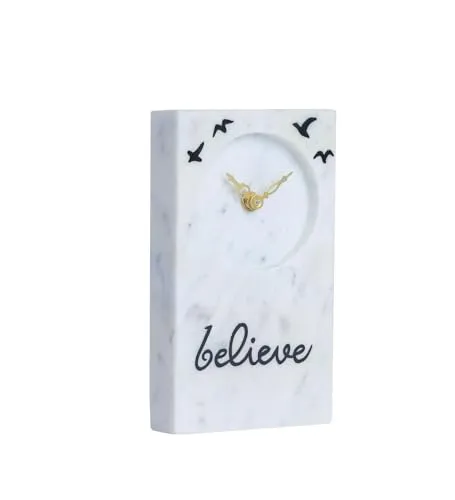 POSH N PLUSH Believe Study Table Clock