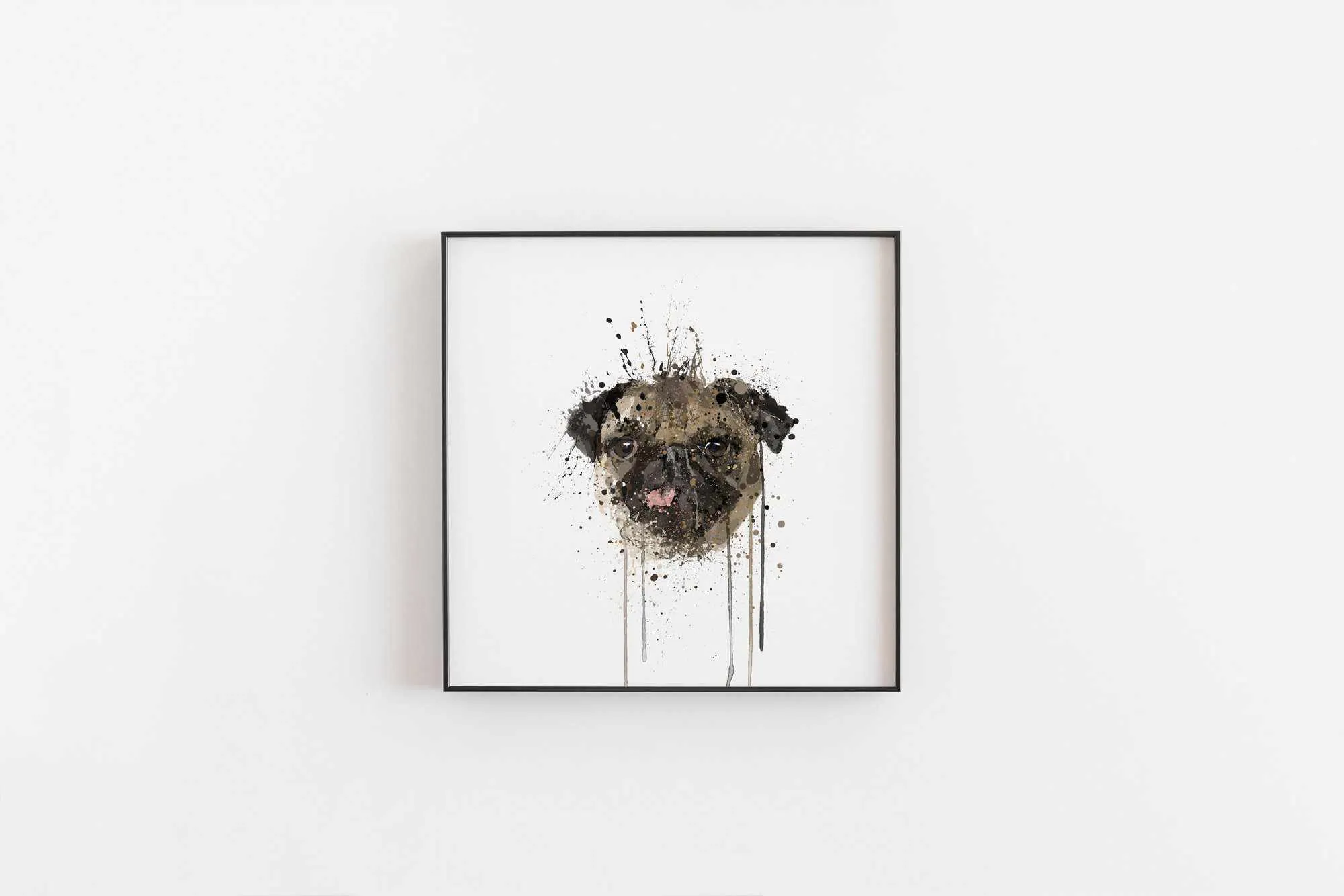 Pug Wall Art Print