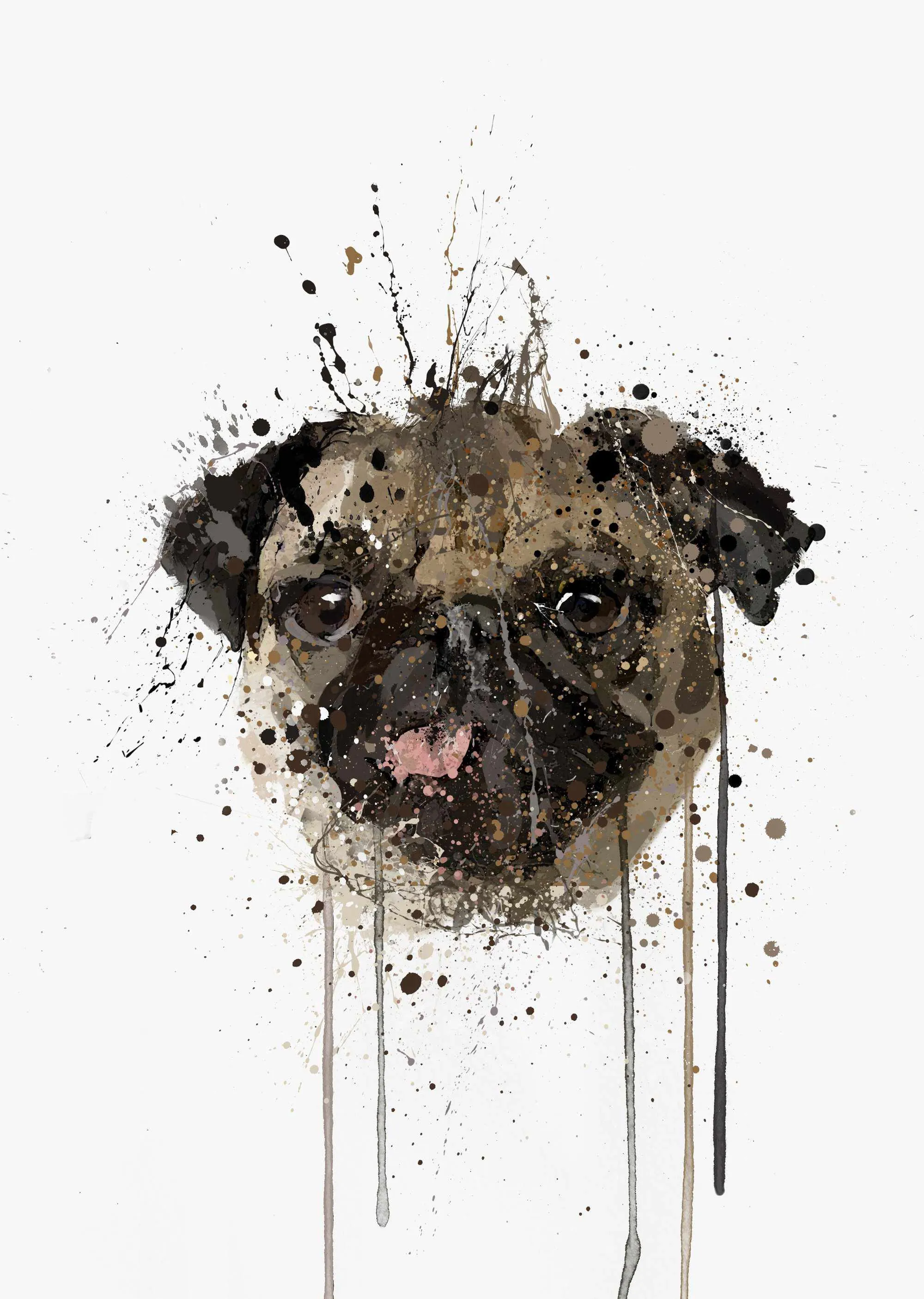 Pug Wall Art Print