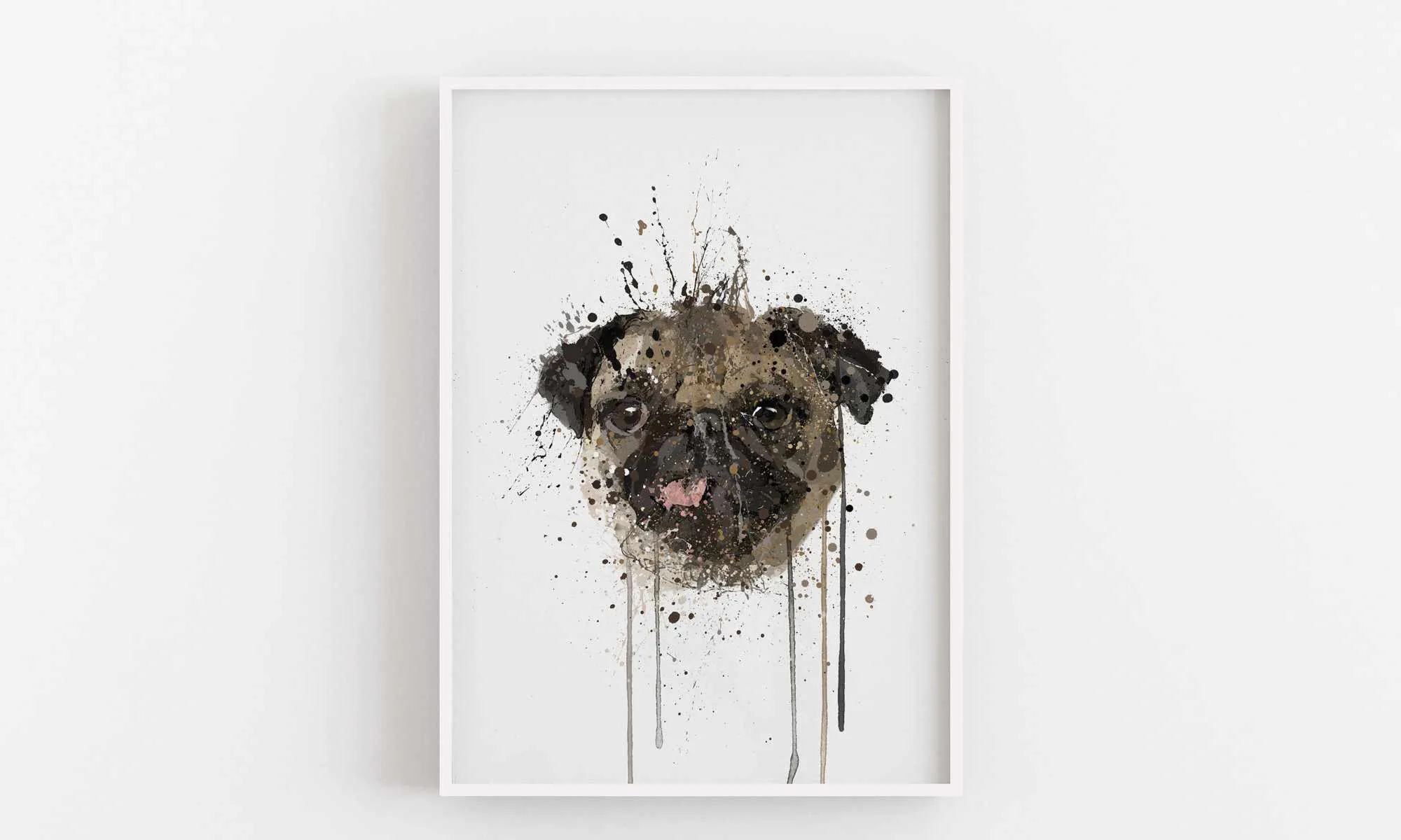 Pug Wall Art Print