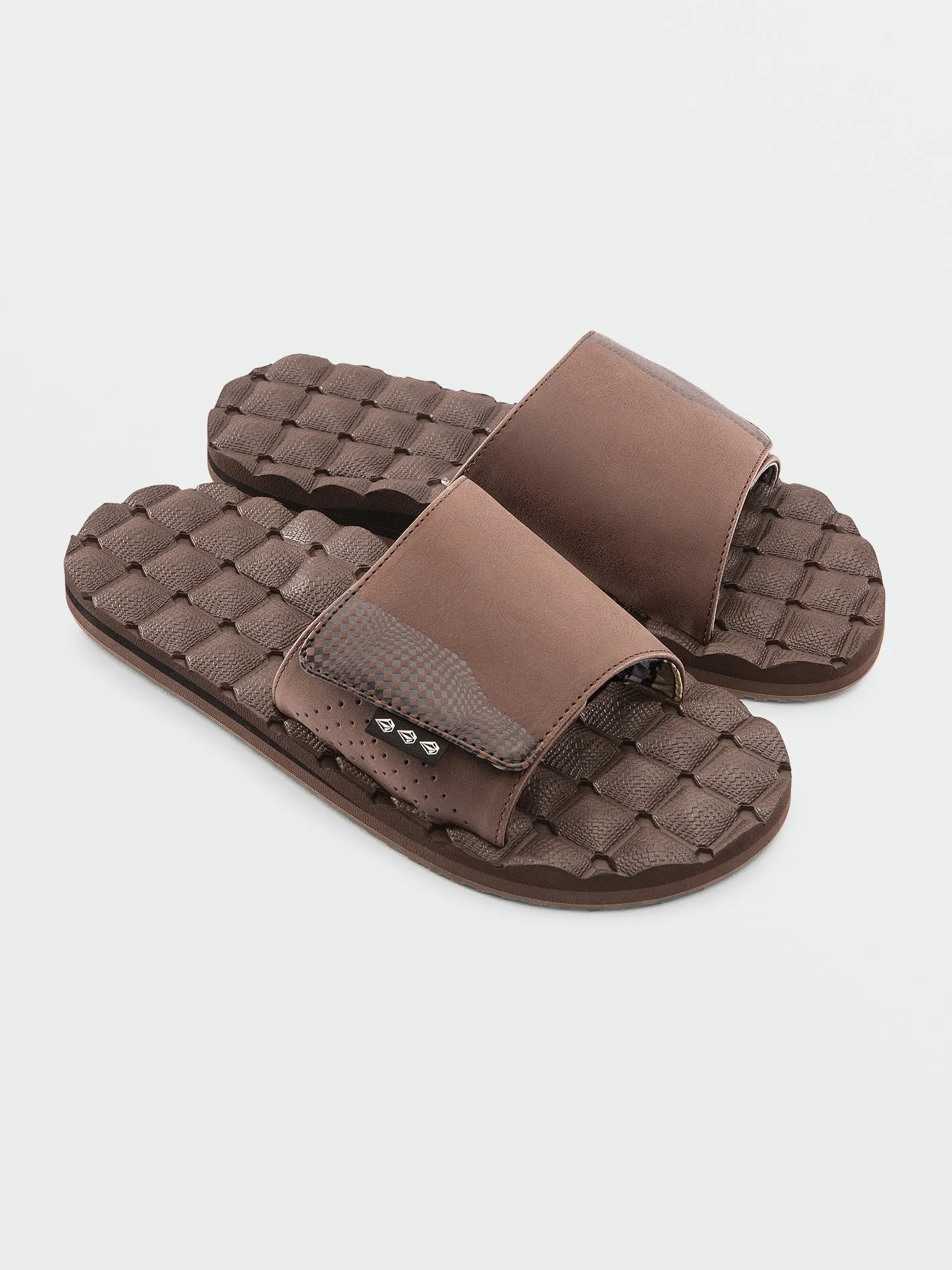 Recliner Slide Sandals - Brown