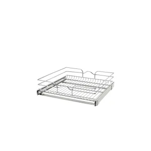 Rev-A-Shelf / 5WB1-2120CR-1 / Single-Tier Bottom Mount Pullout Steel Wire Organizer