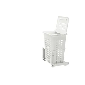 Rev-A-Shelf / HPRV-1925DM S / Polymer Pullout Hamper for Vanity/Closet Applications