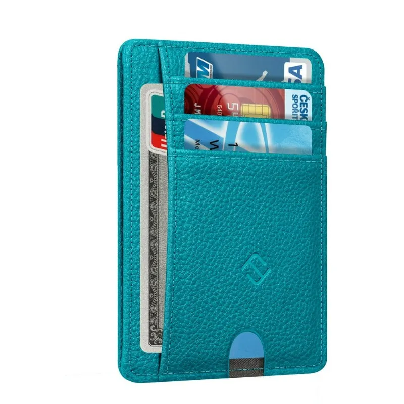 RFID Credit Card Holder Minimalist Card Cases & Money Organizers Front Pocket Wallet