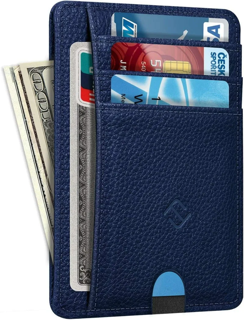 RFID Credit Card Holder Minimalist Card Cases & Money Organizers Front Pocket Wallet