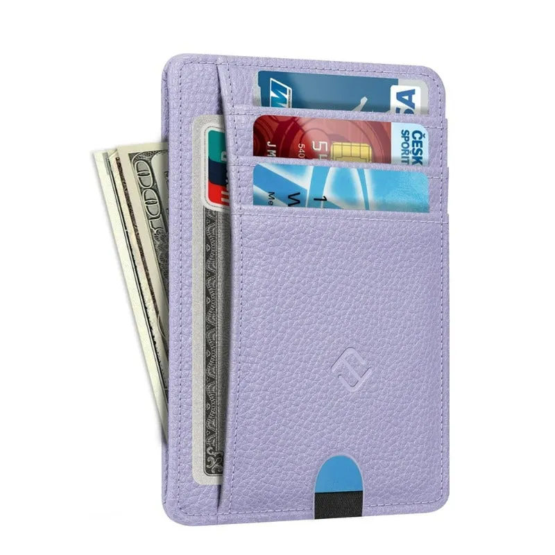 RFID Credit Card Holder Minimalist Card Cases & Money Organizers Front Pocket Wallet