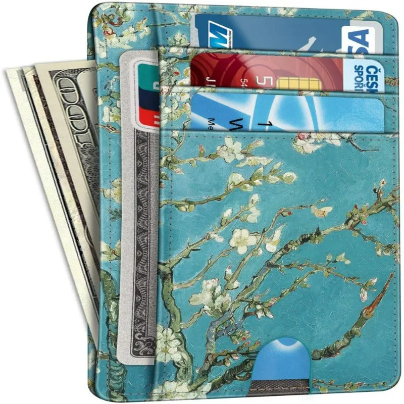 RFID Credit Card Holder Minimalist Card Cases & Money Organizers Front Pocket Wallet