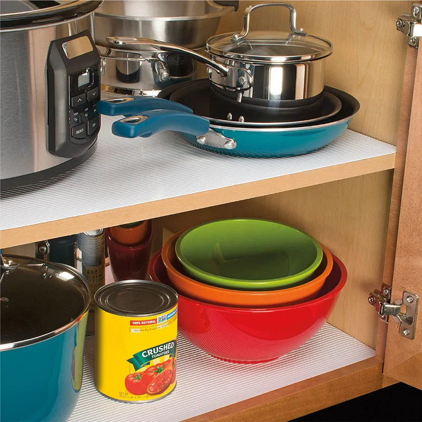 Ribbed Shelf and Cabinet Liner - Clear