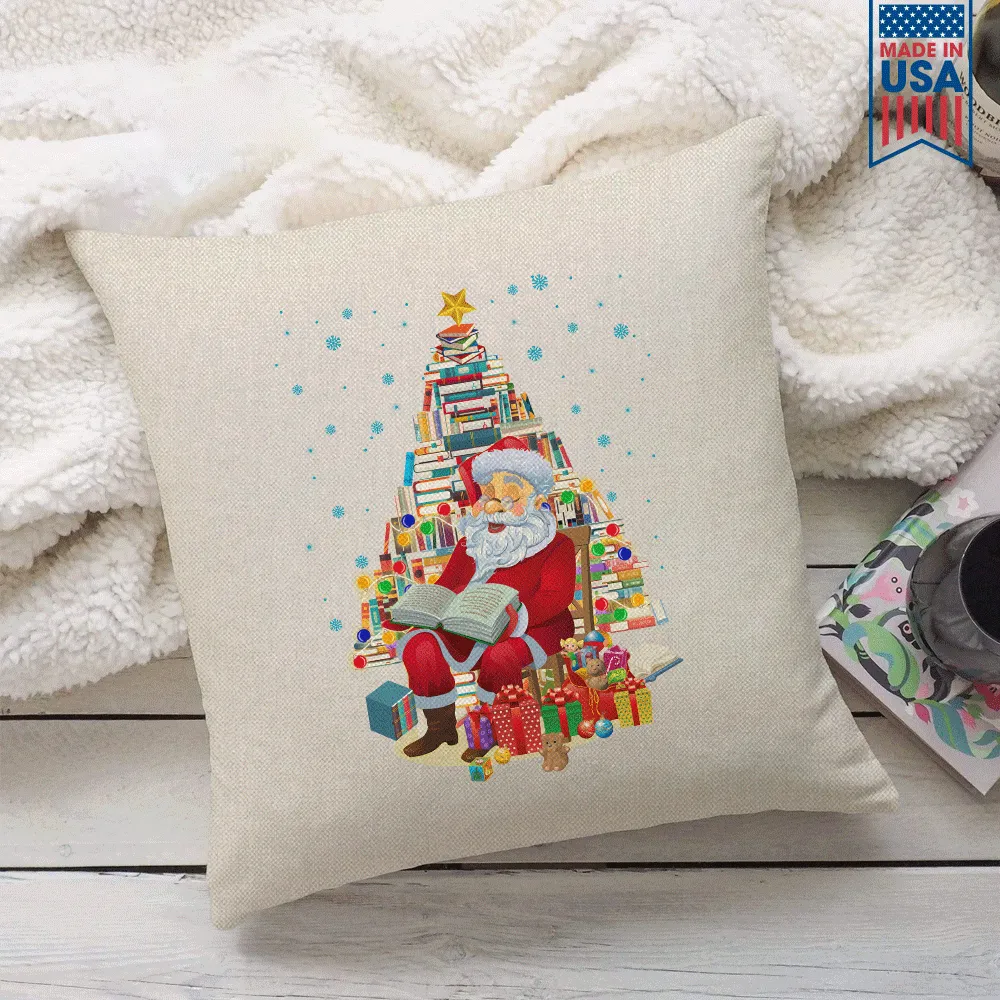 Santa Claus Is Reading Books Book Lovers Gift PIL255