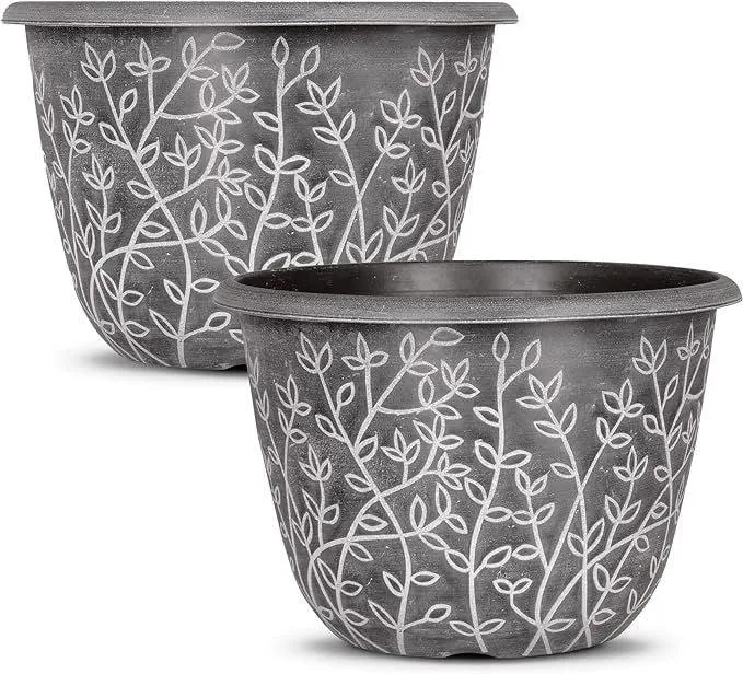 SG Traders™ Serenity Plant Pots (Pack of 2)