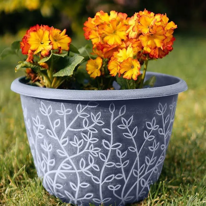 SG Traders™ Serenity Plant Pots (Pack of 2)