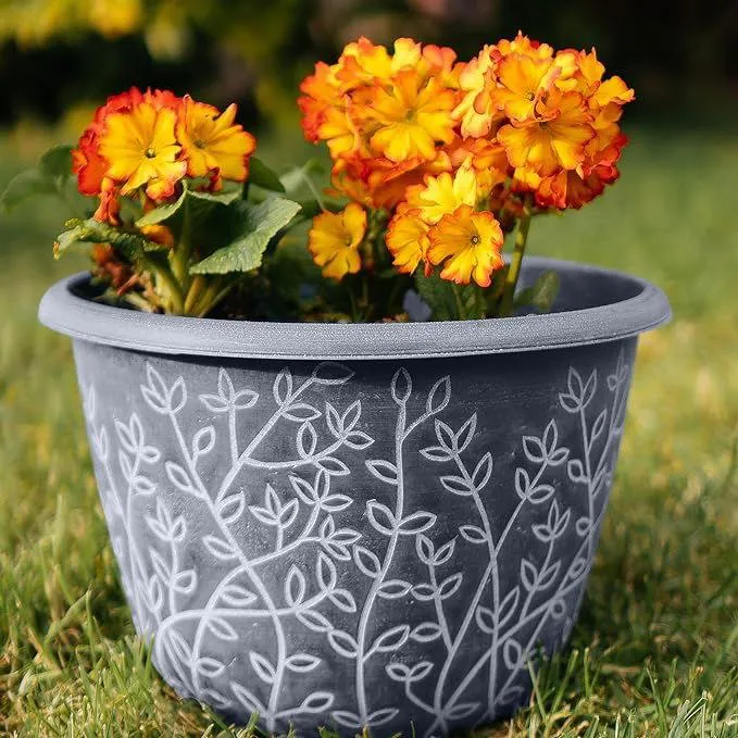 SG Traders™ Serenity Plant Pots (Pack of 2)