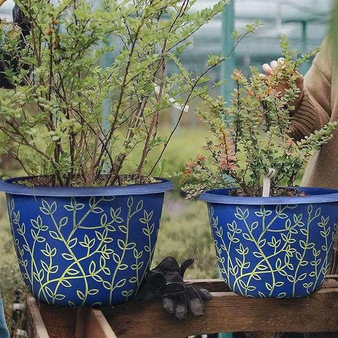 SG Traders™ Serenity Plant Pots (Pack of 2)