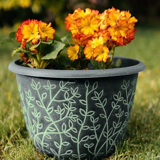 SG Traders™ Serenity Plant Pots (Pack of 2)