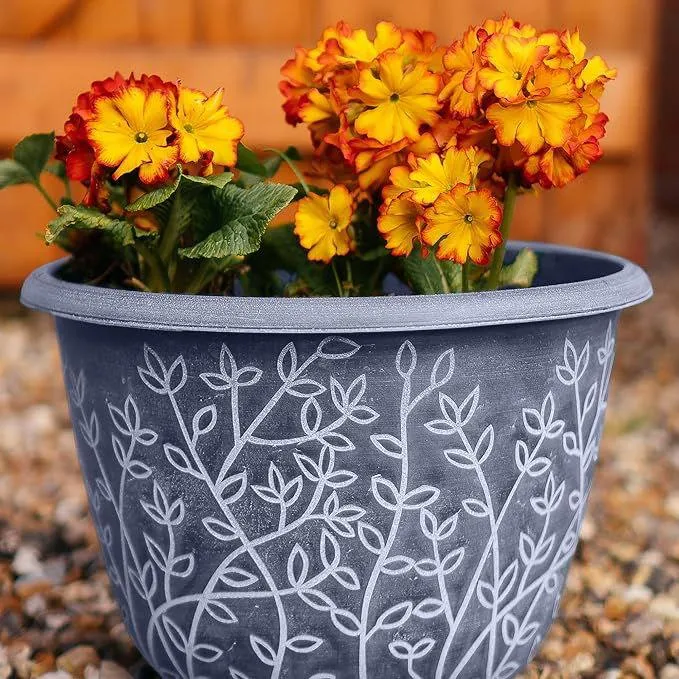 SG Traders™ Serenity Plant Pots (Pack of 2)