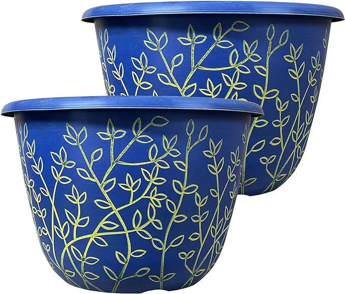 SG Traders™ Serenity Plant Pots (Pack of 2)