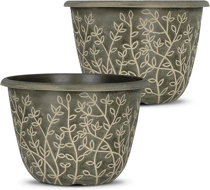 SG Traders™ Serenity Plant Pots (Pack of 2)