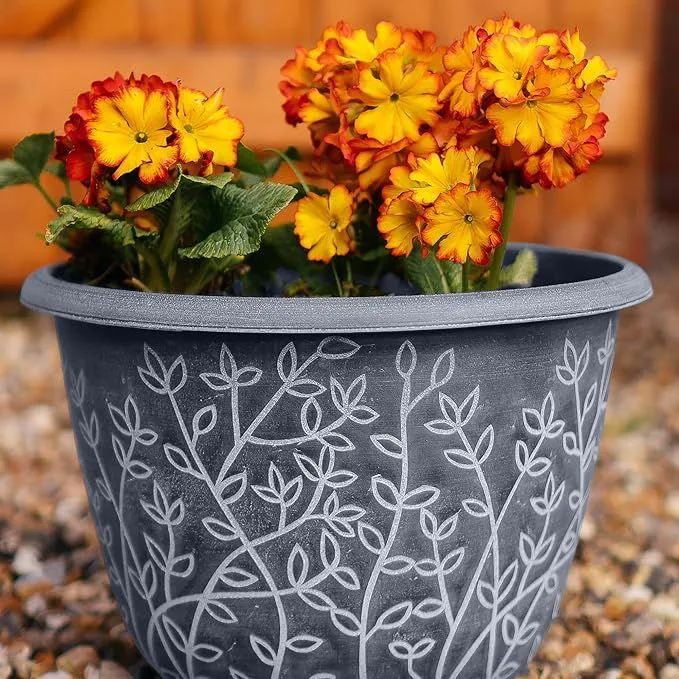 SG Traders™ Serenity Plant Pots (Pack of 2)