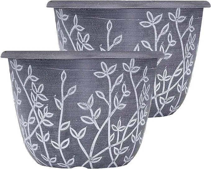 SG Traders™ Serenity Plant Pots (Pack of 2)