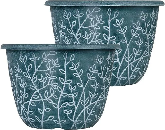 SG Traders™ Serenity Plant Pots (Pack of 2)