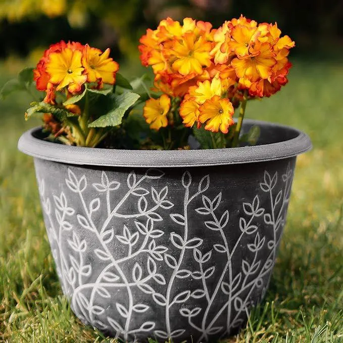 SG Traders™ Serenity Plant Pots (Pack of 2)