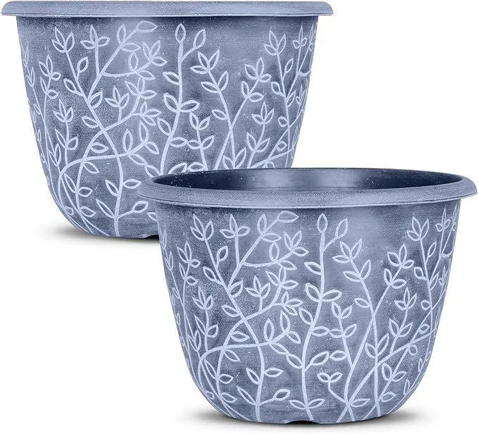 SG Traders™ Serenity Plant Pots (Pack of 2)